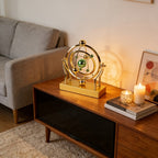 Perpetual Motion Pendulum Desk Decor - Cosmic Swing Solar System Planets Atomic Model Science for Entryways, Bedrooms and Living Spaces