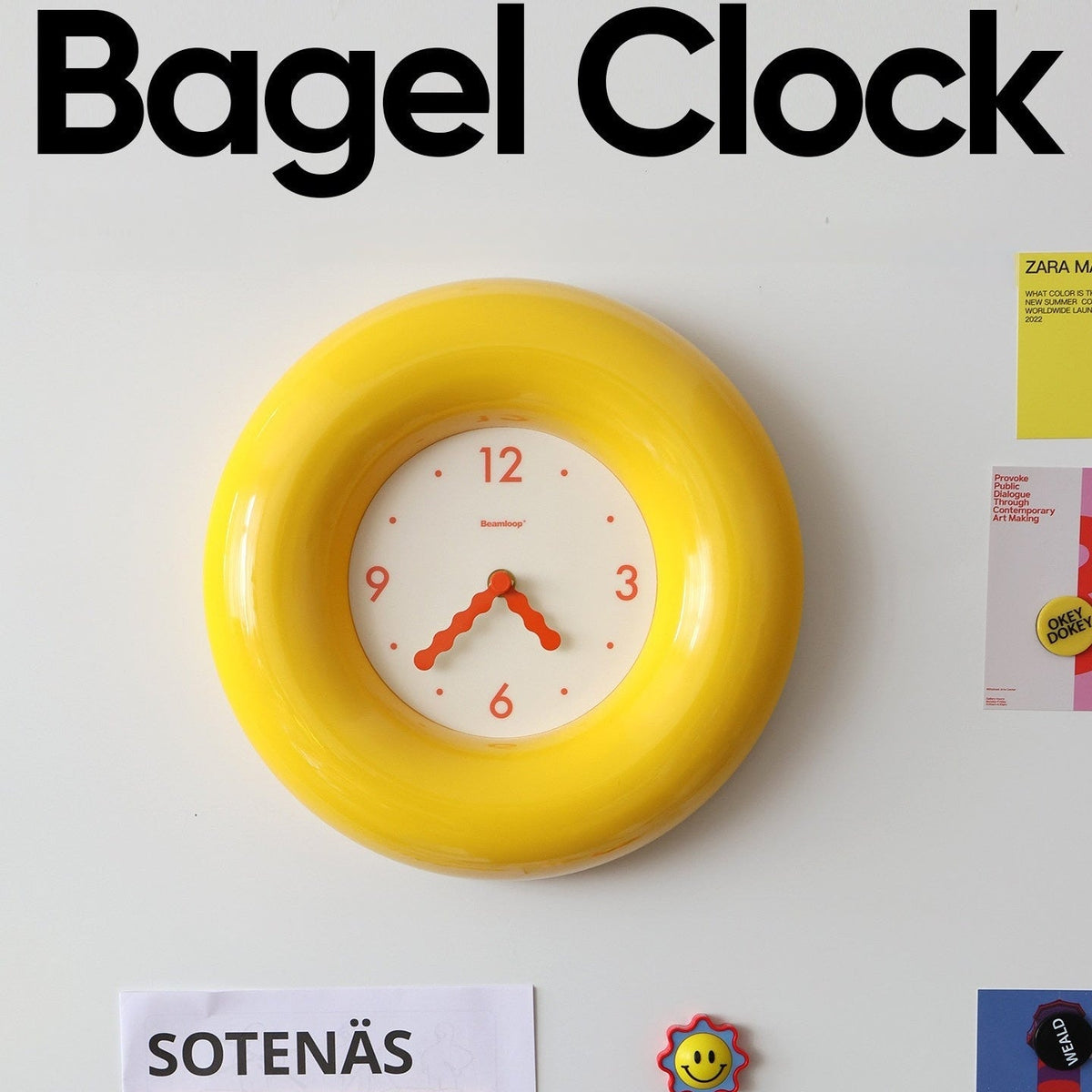 12-Inch Bagel Wall Clock