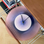 Vinyl Record Clock with Stand