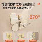 No-Drill Adhesive Bathroom Hooks