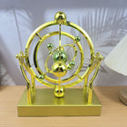 Perpetual Motion Pendulum Desk Decor - Cosmic Swing Solar System Planets Atomic Model Science for Entryways, Bedrooms and Living Spaces