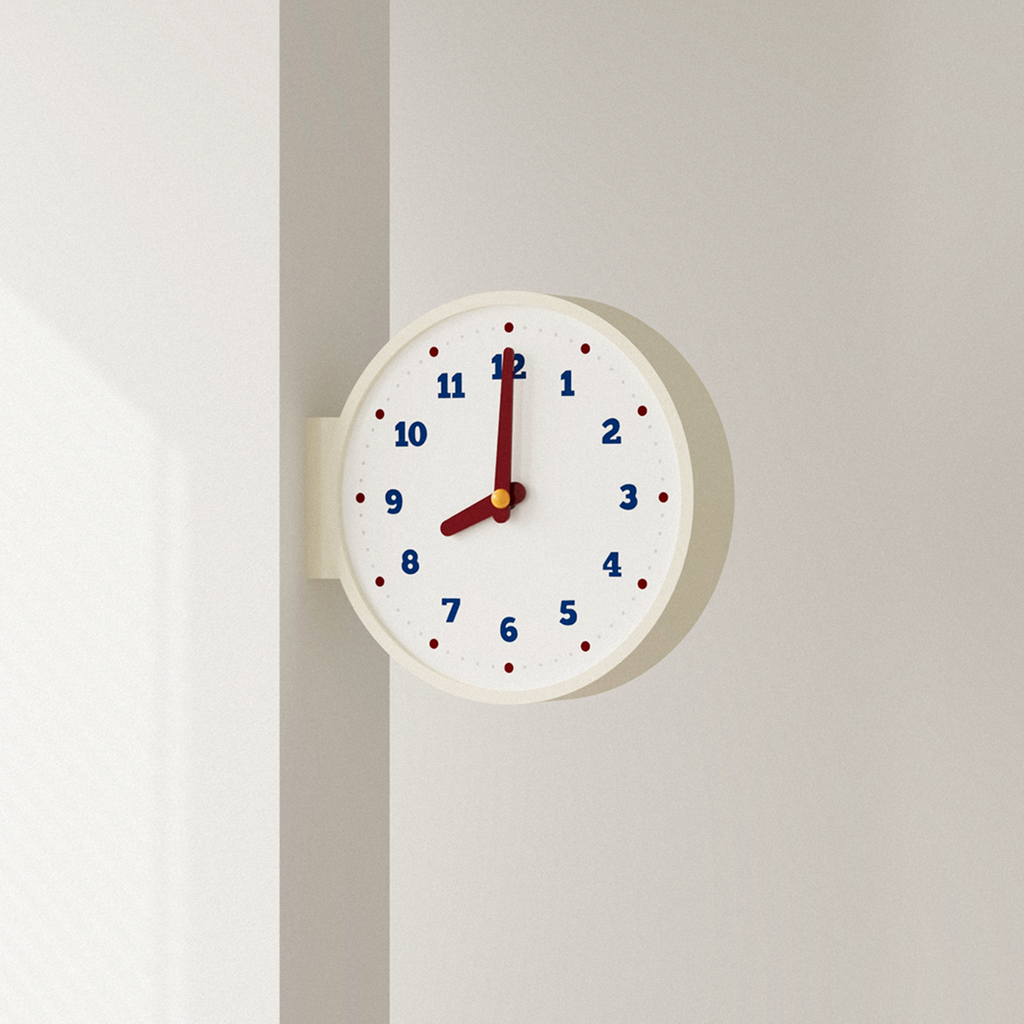 Classic Corner View Clock
