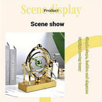 Perpetual Motion Pendulum Desk Decor - Cosmic Swing Solar System Planets Atomic Model Science for Entryways, Bedrooms and Living Spaces