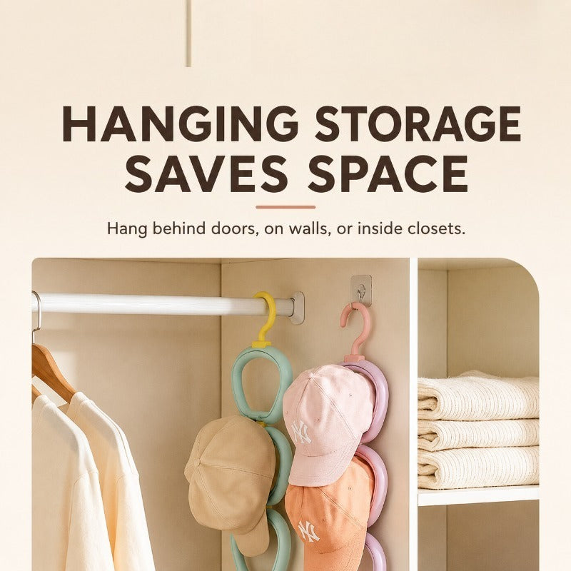 Modular Hanging Hat Organizer
