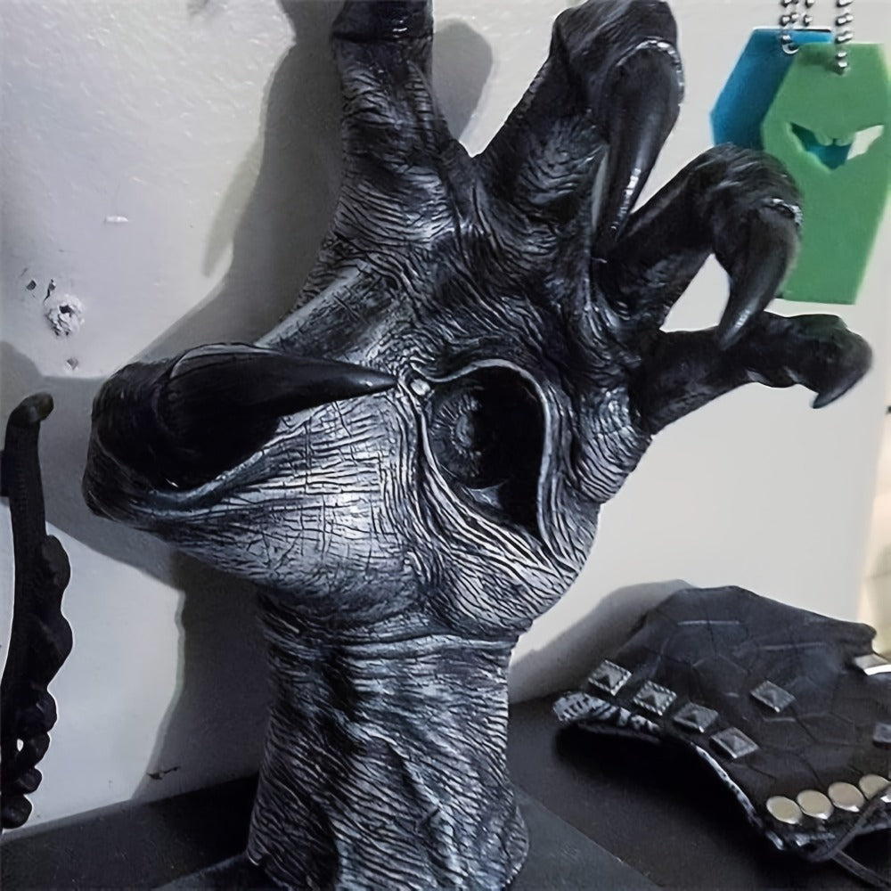 Gothic Demon Hand Wall Hanging Statue Devil Claw Sculpture Halloween Wall Art Decor for Living Room for Garden, Patio and Yard Use