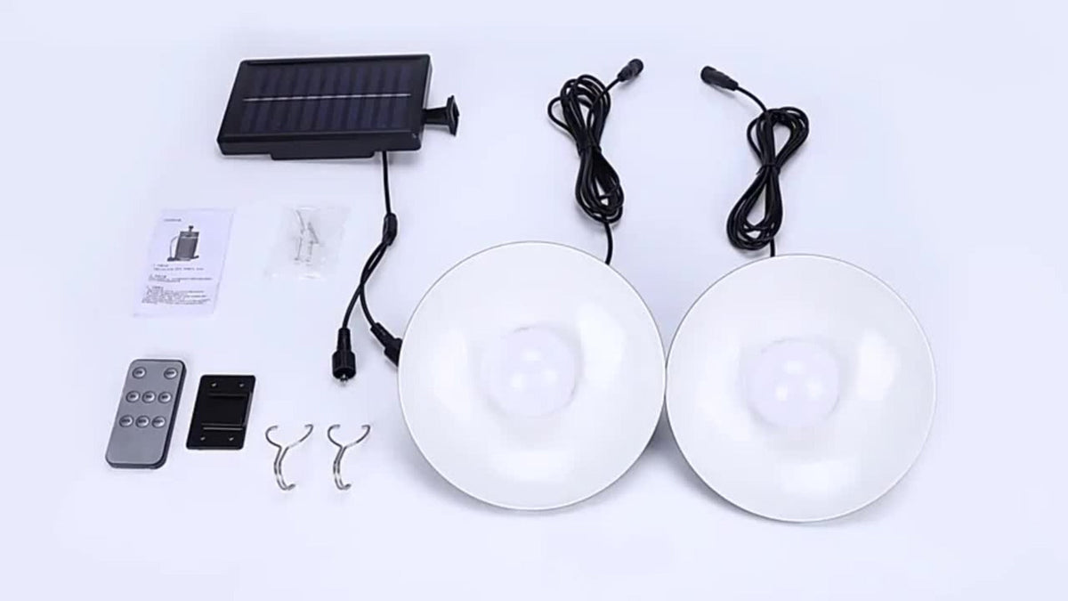 Solar Pendant Light Indoor Outdoor Hanging Light Fixture 3200mAh Rechargeable - 3 Brightness for an Everyday Personal Care Routine