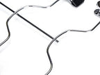 2 Quality Pant Skirt Trouser 4-Tier Pants Metal Hangers Heavy Duty Metal and Clips, Great for Slacks, Trousers, Jeans, Towels (2)