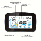 Digital Weather Station | Touch Screen Clock Thermometer Hygrometer