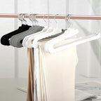 Velvet Pant Hangers Open End,16 Pack Non Slip Black Felt Trouser Hangers