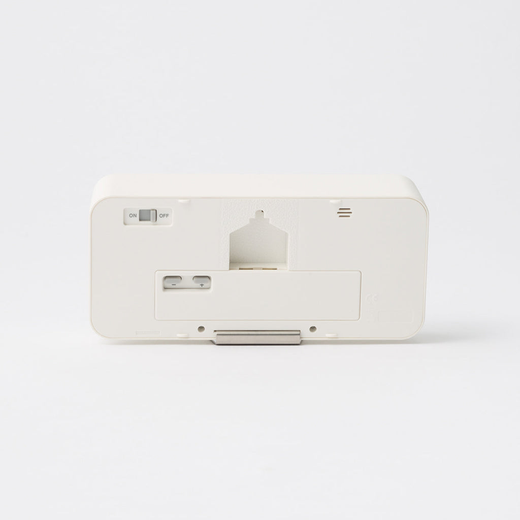 Digital Clock with Alarm - White - Medium