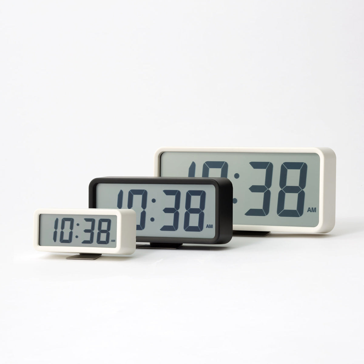 Digital Clock with Alarm - White - Medium