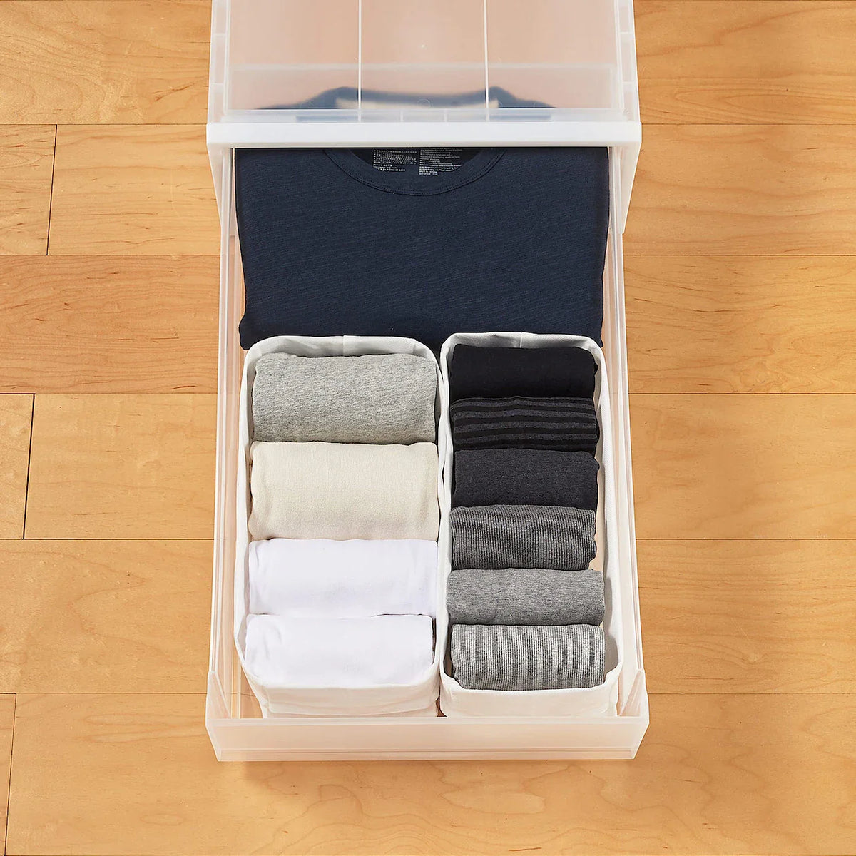 Polypropylene Storage Clothing Drawer (W15.7 x D25.6")