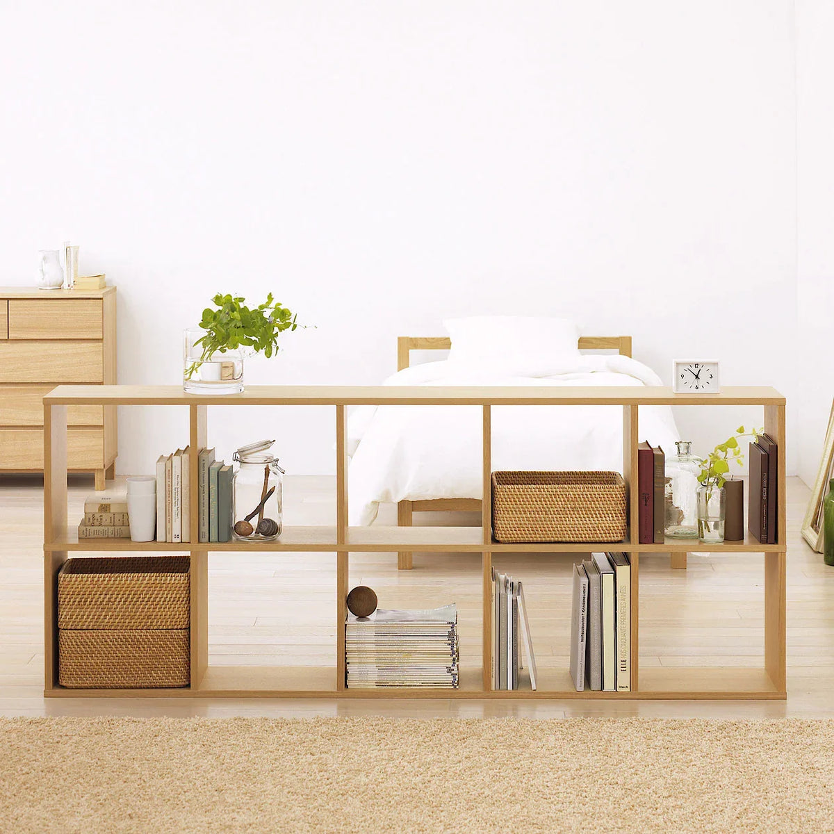 Stacking Shelf - Oak - 5 x 2