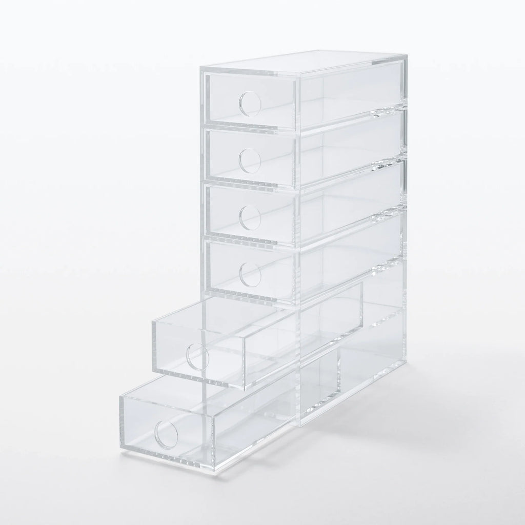 Acrylic Storage 6 Drawers Cubby