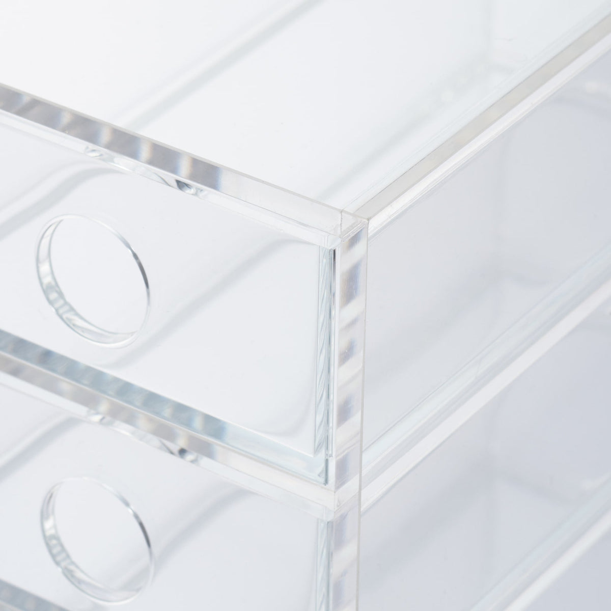 Acrylic Storage 6 Drawers Cubby
