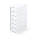Acrylic Storage 6 Drawers Cubby