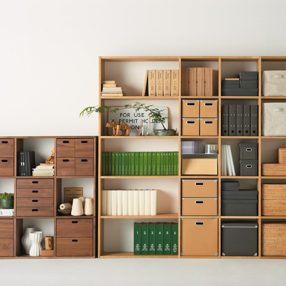 Stacking Shelf - Walnut - 3 Tiers
