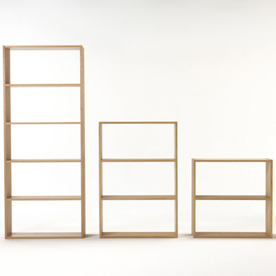 Stacking Shelf - Oak - Wide - 2 Tiers