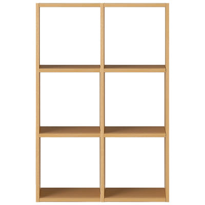 Stacking Shelf Compartment Shelf - Oak - 3 x 2