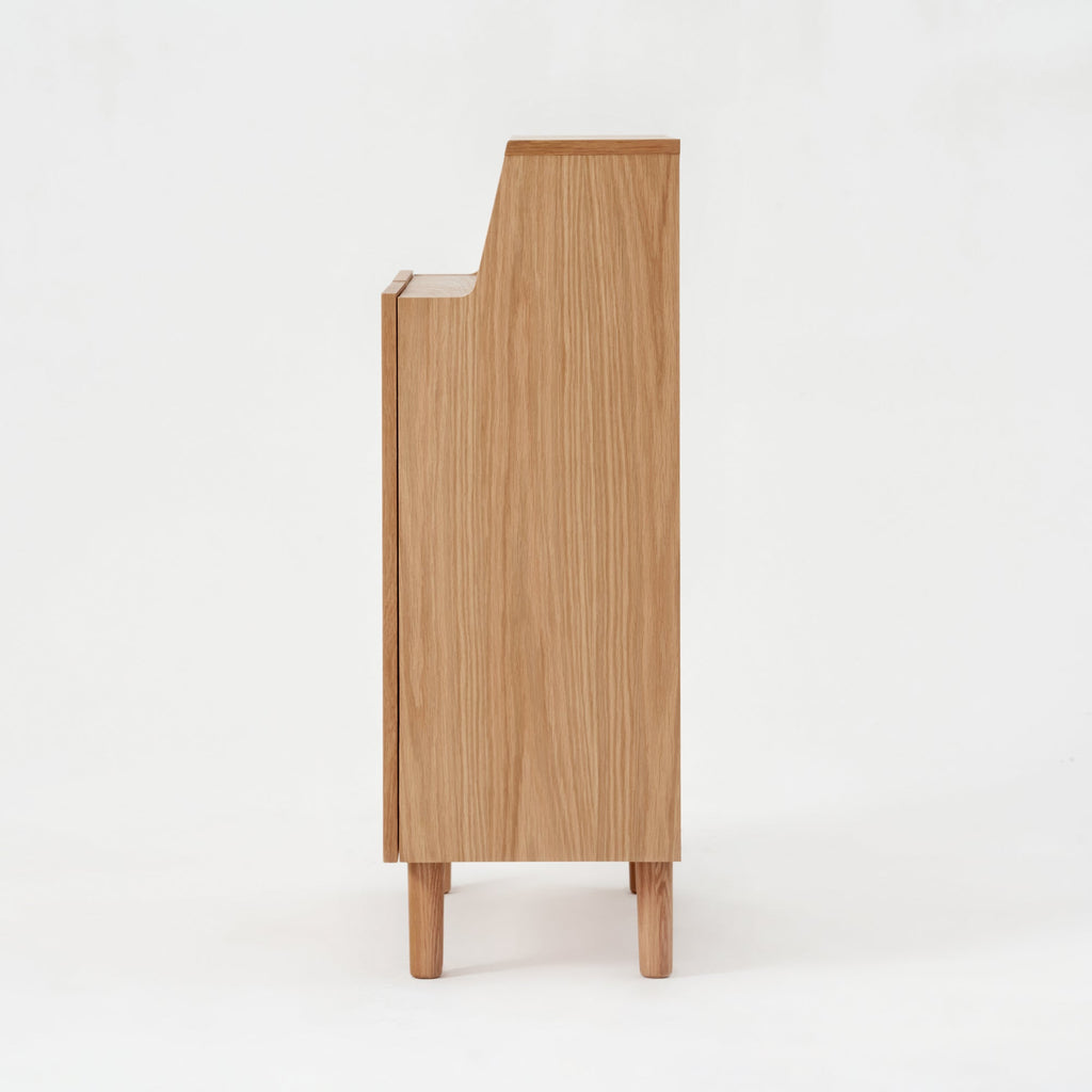 [HD] Oak Shoe Cabinet