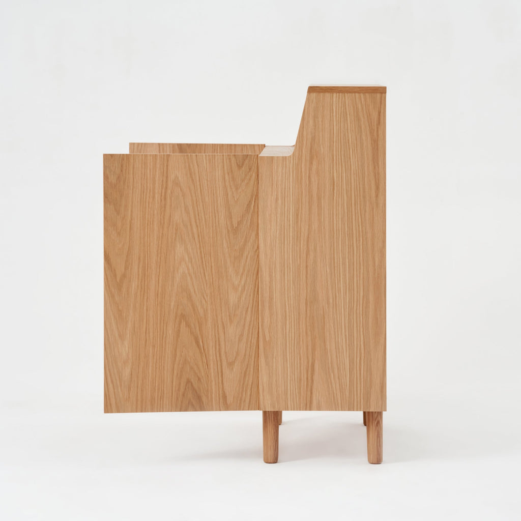 [HD] Oak Shoe Cabinet