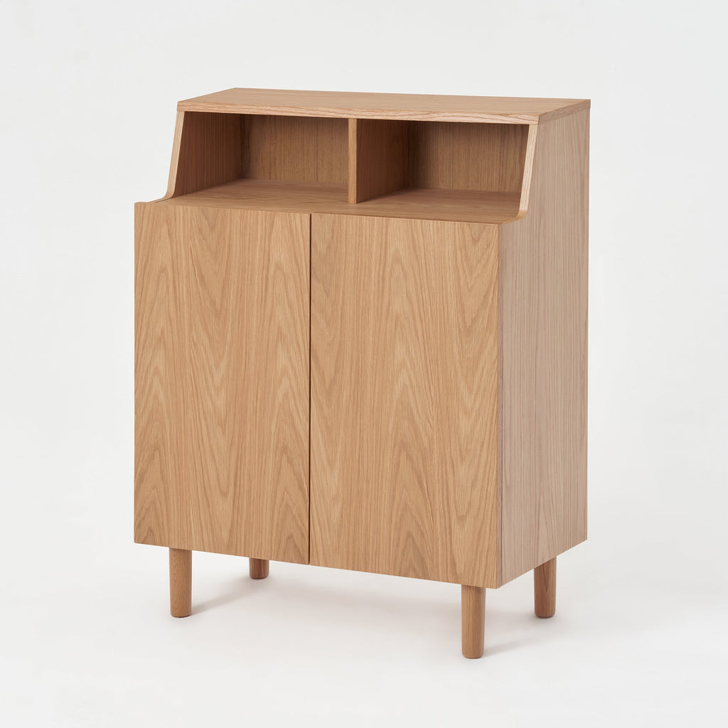 [HD] Oak Shoe Cabinet