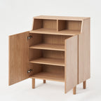 [HD] Oak Shoe Cabinet
