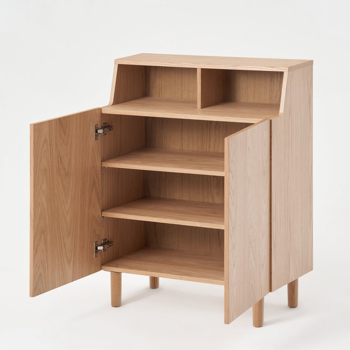[HD] Oak Shoe Cabinet