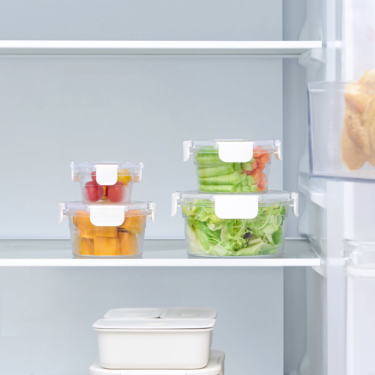 Clear Storage Container - Round (25.7 fl oz)