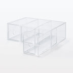Acrylic Storage 3 Drawers Cubby