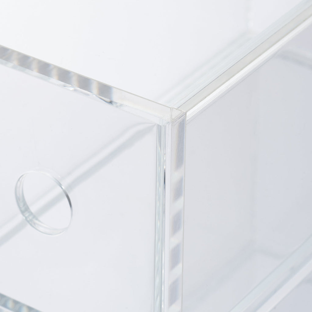 Acrylic Storage 3 Drawers Cubby