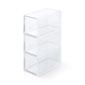 Acrylic Storage 3 Drawers Cubby