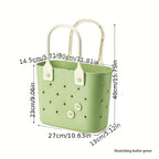 Portable Drain Storage Basket with Plastic Frame and Soft Bottom in Three Color Options for Home or Travel