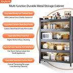 5-Tier Tall Kitchen Cabinet for Organized Everyday Storage and Daily Home Use