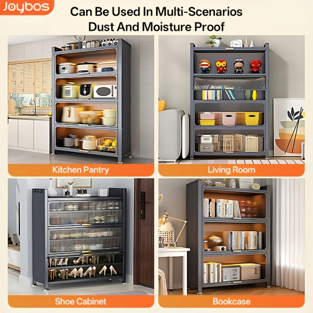 5-Tier Tall Kitchen Cabinet for Organized Everyday Storage and Daily Home Use