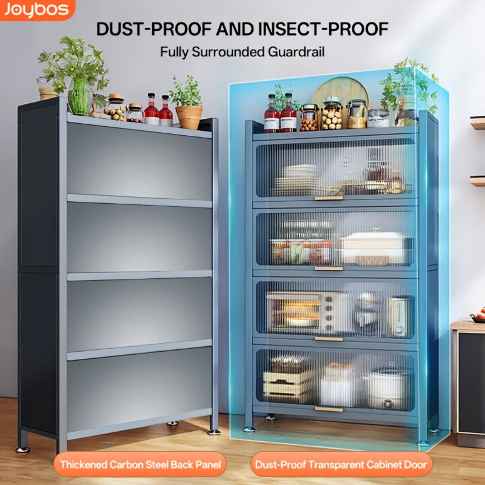 5-Tier Tall Kitchen Cabinet for Organized Everyday Storage and Daily Home Use