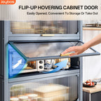 5-Tier Tall Kitchen Cabinet for Organized Everyday Storage and Daily Home Use