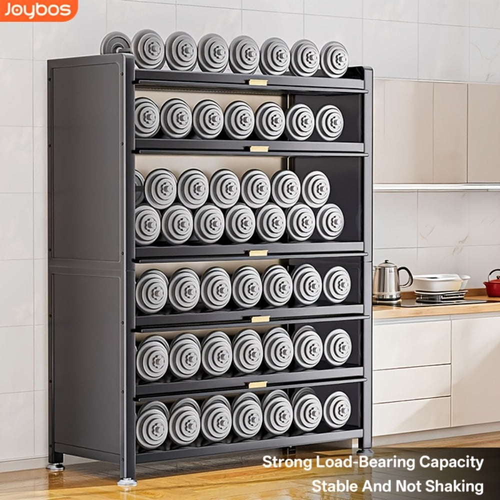 5-Tier Tall Kitchen Cabinet for Organized Everyday Storage and Daily Home Use
