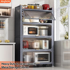 5-Tier Tall Kitchen Cabinet for Organized Everyday Storage and Daily Home Use