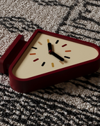 Triangle Corner View Clock