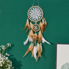 Dream Catcher Wall Decor 5 Pack Large Handmade Boho Dream Catchers Moon Sun Wall Hanging for Entryways, Bedrooms and Living Spaces