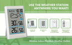 Home Weather Station | Wireless Indoor Outdoor Forecast Alarm Clock