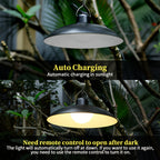 Solar Pendant Light Indoor Outdoor Hanging Light Fixture 3200mAh Rechargeable - 3 Brightness for an Everyday Personal Care Routine