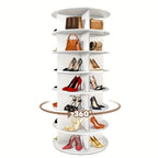 7-Tier Shoe Racks And Shoe Organizers with 360° Swivel for Entryway