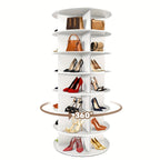 7-Tier Shoe Racks And Shoe Organizers with 360° Swivel for Entryway