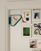 Triangle Corner View Clock