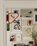 Triangle Corner View Clock