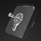 Wall Mounted Towel Rack with Hooks 6pcs Iron Hanging Rack Set Multi-Layer Wall Storage Organizer for Bathroom, Bedroom & Kitchen – Easy Install, Clothes & Towel Hanger