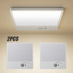 Wireless LED Ceiling Light Motion Sensor Rechargeable Battery Powered 3 Color Temperatures for Home Cooking, Dining and Outdoor Meals
