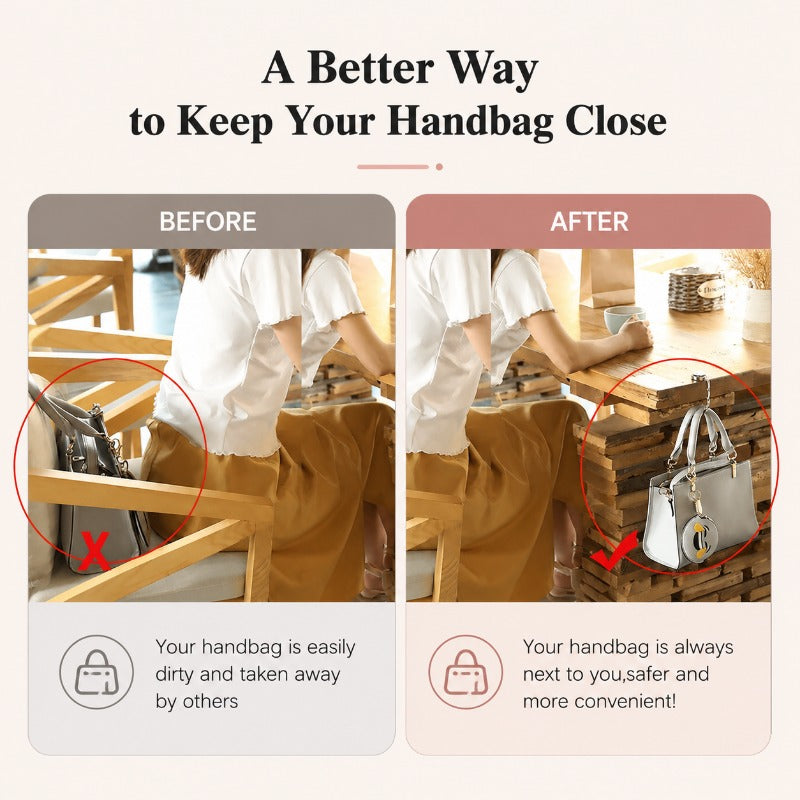 Foldable Clover Purse Hanger